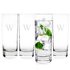 Personalized Mojito Cocktail Glasses (Set of 4)