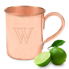 Personalized Moscow Mule Copper Mug w/ Polishing Cloth