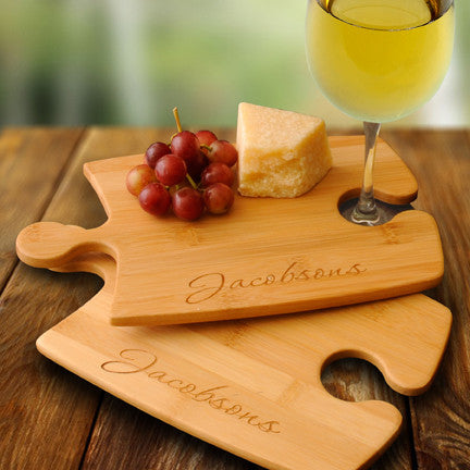 Bamboo Puzzle Cutting Board Set