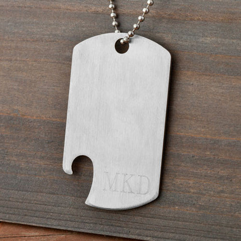 Dog Tag Bottle Opener