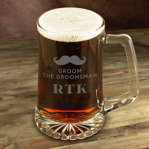 Etched Mugs - 25 oz. (117) - Groom The Groomsman