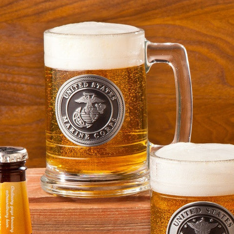 Military Emblem Steins - Marines