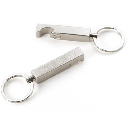 Brushed Key Chain Bottle Opener