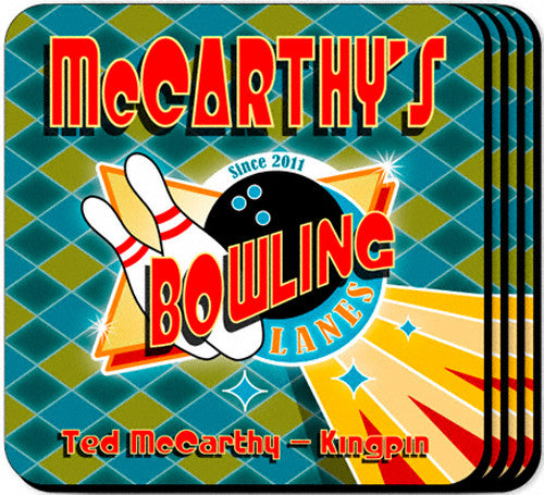Coaster Set - Bowling