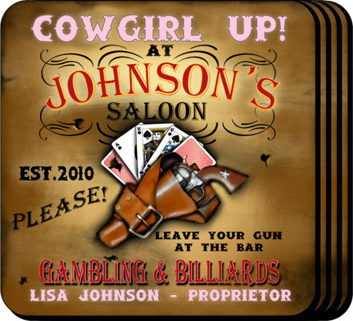 Coaster Set - Cowgirl
