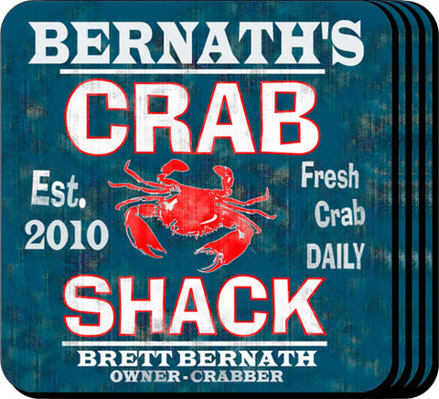 Coaster Set - Crab Shack