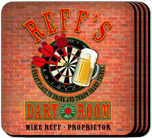 Coaster Set - Darts