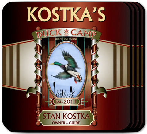 Coaster Set - Duck Camp