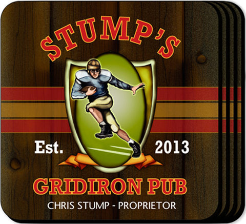Coaster Set - Gridiron