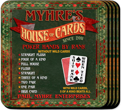 Coaster Set - House of Cards