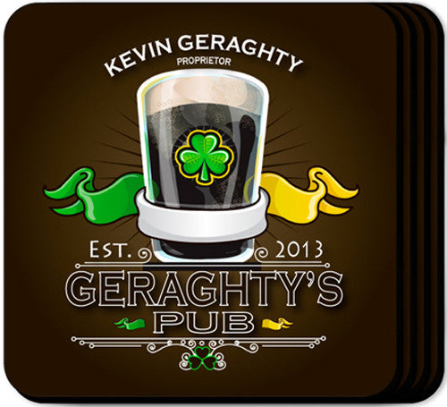 Coaster Set - Irish Pub
