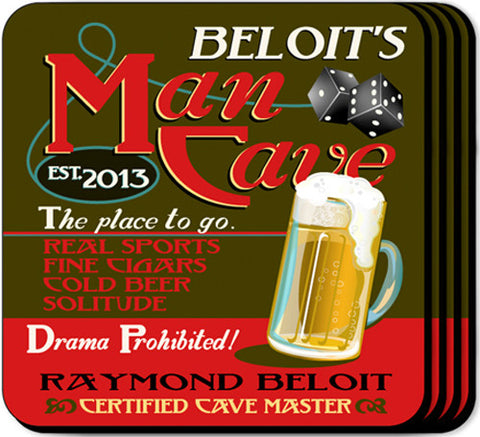 Coaster Set - Man Cave
