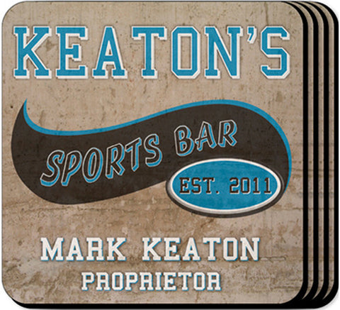 Coaster Set - Soports Bar