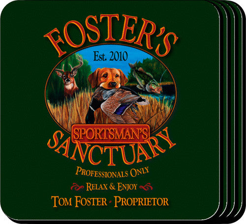 Coaster Set - Sports Man