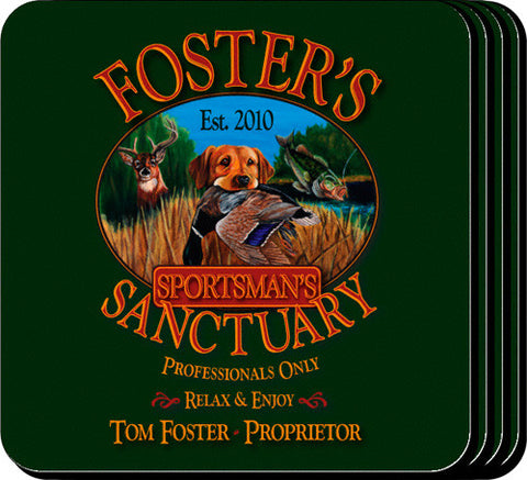 Coaster Set - Sports Man