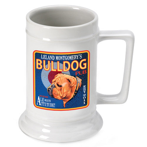 16oz. Ceramic Beer Stein - Ale