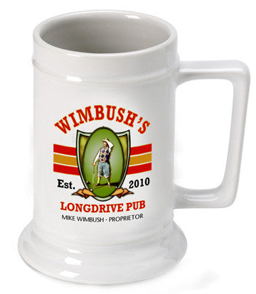 16oz. Ceramic Beer Stein - Longdrive