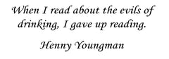 16 oz. Famous Beer Quote Stein - Henny Youngman