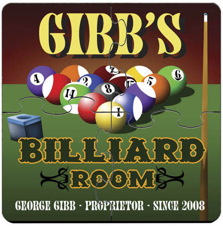 Coaster Puzzle - Billiards