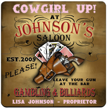 Coaster Puzzle - Cowgirl