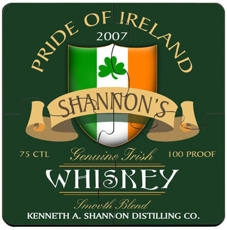 Coaster Puzzle - Irish Whiskey