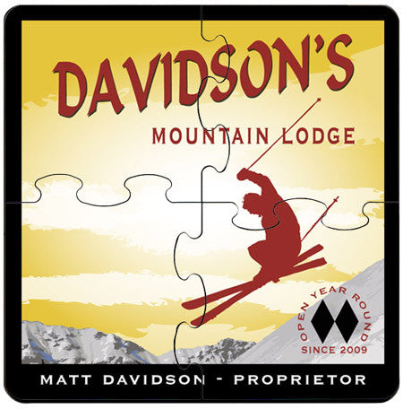 Coaster Puzzle - Ski Lodge