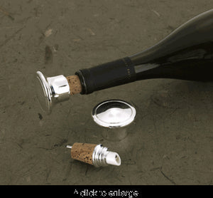 Silver Plated Bottle Stopper/Pourer