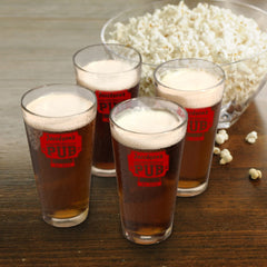 Personalized Pub Pint Glass Set - Pub