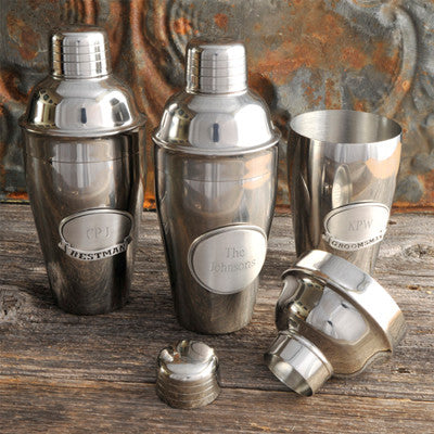 Mixologist Cocktail Shaker w/Pewter Medallion