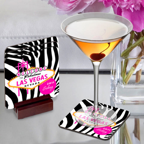 Gals Las Vegas Coaster Set